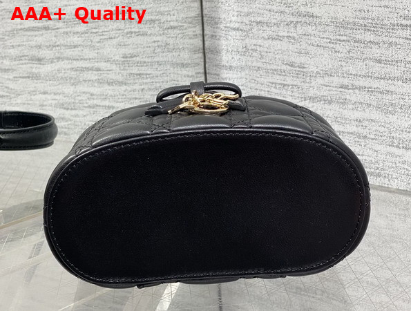 Dior Mini Vanity in Black Cannage Lambskin Replica