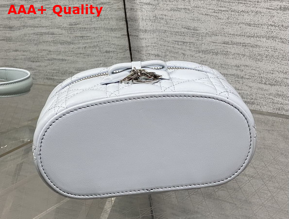 Dior Mini Vanity in Shirt Blue Cannage Lambskin Replica