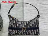Dior Miss Caro Cigale Mini Bag in Blue Dior Oblique Jacquard Replica