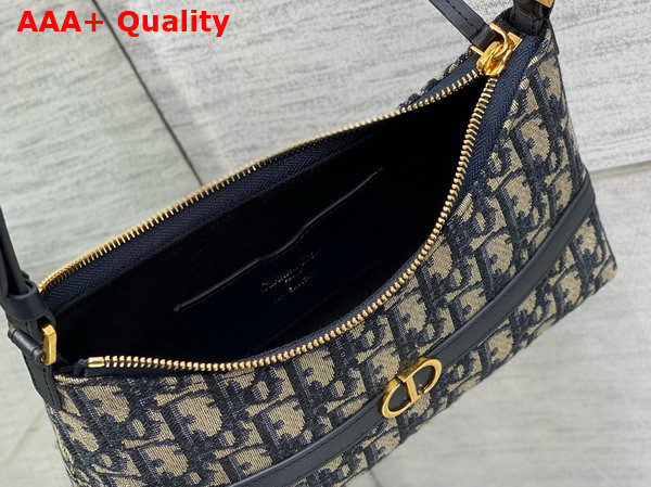 Dior Miss Caro Cigale Mini Bag in Blue Dior Oblique Jacquard Replica