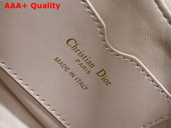 Dior Miss Caro Cigale Mini Bag in Powder Pink Macrocannage Lambskin Replica