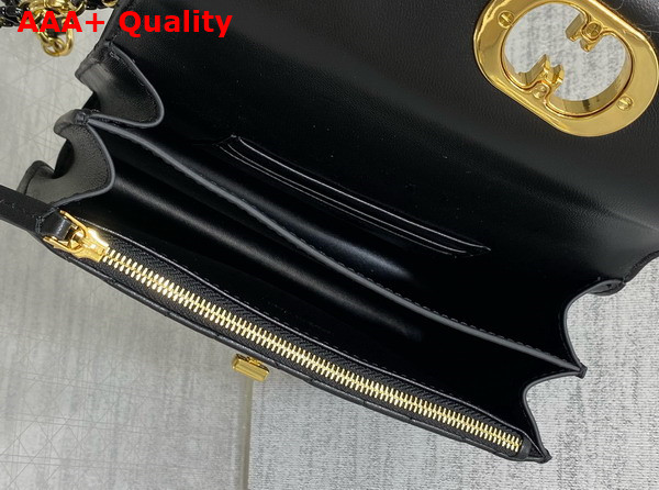 Dior Miss Caro Mini Bag in Black Macrocannage Lambskin Replica