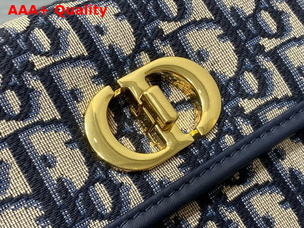 Dior Miss Caro Mini Bag in Blue Dior Oblique Jacquard Replica