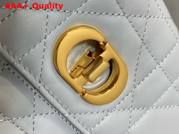 Dior Miss Caro Mini Bag in Light Blue Macrocannage Lambskin Replica