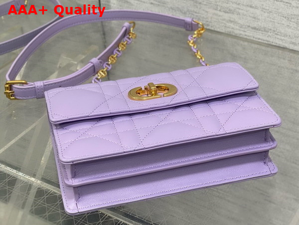 Dior Miss Caro Mini Bag in Lilac Macrocannage Lambskin Replica