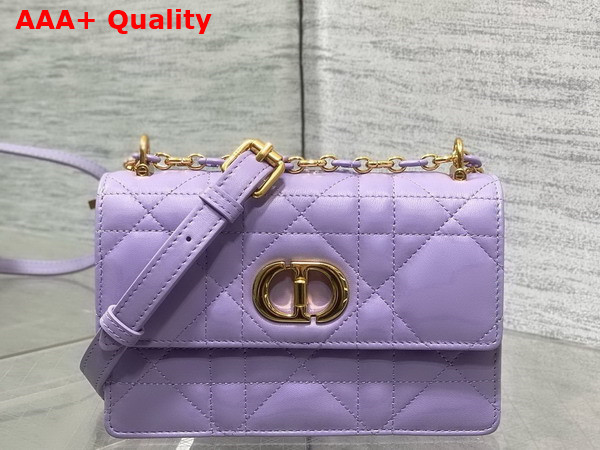 Dior Miss Caro Mini Bag in Lilac Macrocannage Lambskin Replica