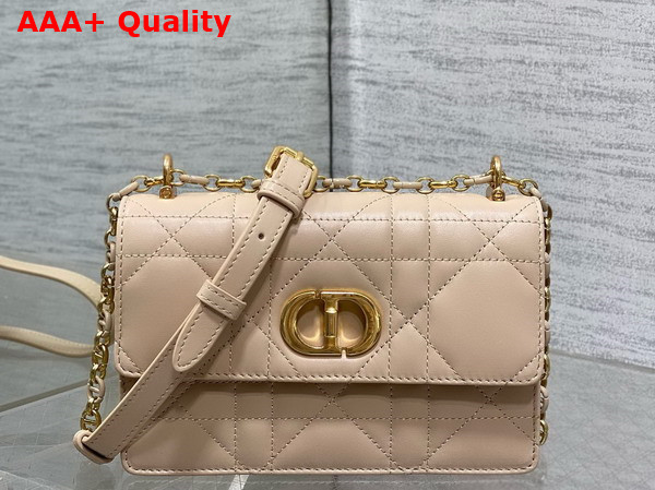 Dior Miss Caro Mini Bag in Powder Beige Macrocannage Lambskin Replica