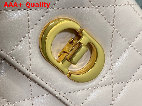 Dior Miss Caro Mini Bag in Powder Pink Macrocannage Lambskin Replica