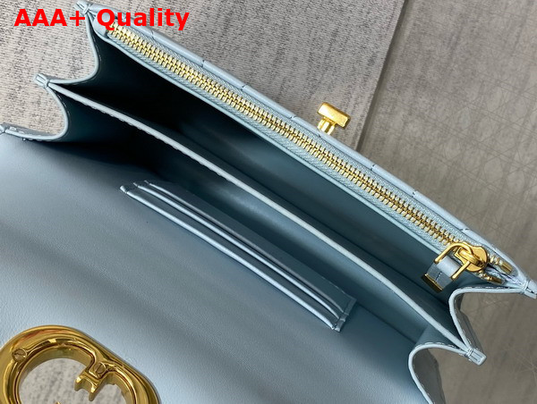 Dior Miss Caro Mini Bag in Sky Blue Macrocannage Lambskin Replica