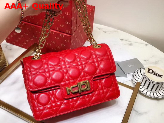 Dior Miss Dior Bag in Red Lambskin Replica