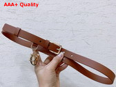 Dior Miss Dior Belt in Golden Saddle Smooth Calfskin Replica