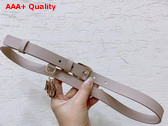 Dior Miss Dior Belt in Nude Smooth Calfskin Replica