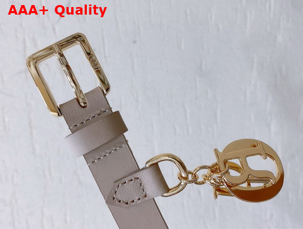 Dior Miss Dior Belt in Nude Smooth Calfskin Replica