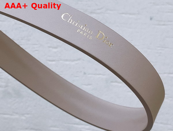 Dior Miss Dior Belt in Nude Smooth Calfskin Replica