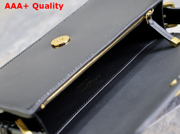 Dior Miss Dior Flap Bag Black Patent Calfskin Replica