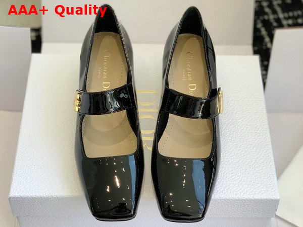 Dior Miss Dior Pump Black Patent Calfskin Replica