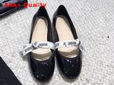 Dior Miss J Adior Patent Leather Ballet Pump Replica