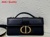 Dior Miss Montaigne Mini Bag in Black Smooth Calfskin Replica