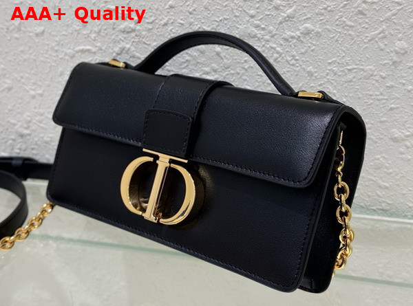 Dior Miss Montaigne Mini Bag in Black Smooth Calfskin Replica