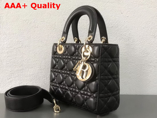 Dior My ABCDior Bag in Black Cannage Lambskin Replica
