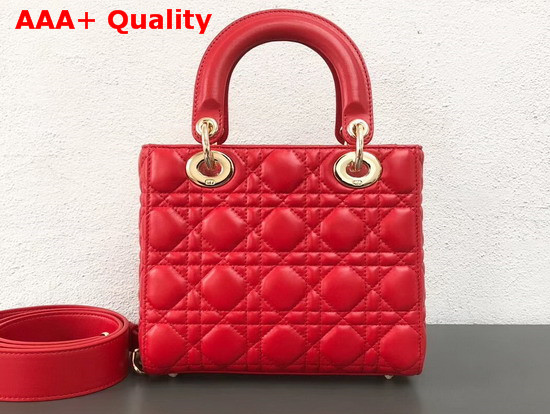 Dior My ABCDior Bag in Red Cannage Lambskin Replica