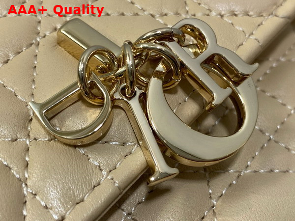 Dior My Dior Mini Bag in Beige Cannage Lambskin Replica