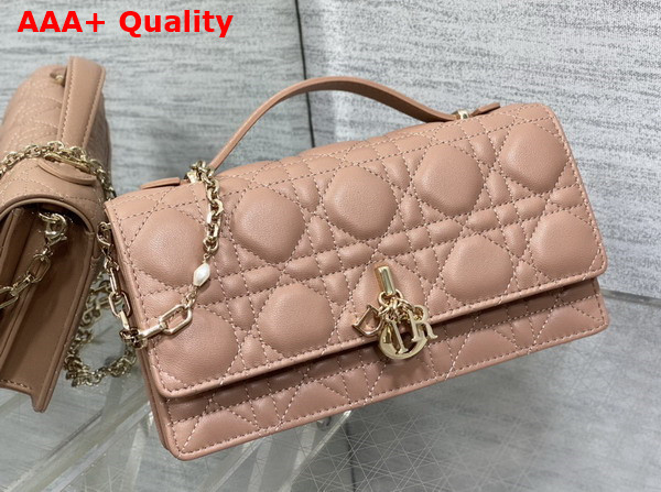 Dior My Dior Mini Bag in Blush Cannage Lambskin Replica