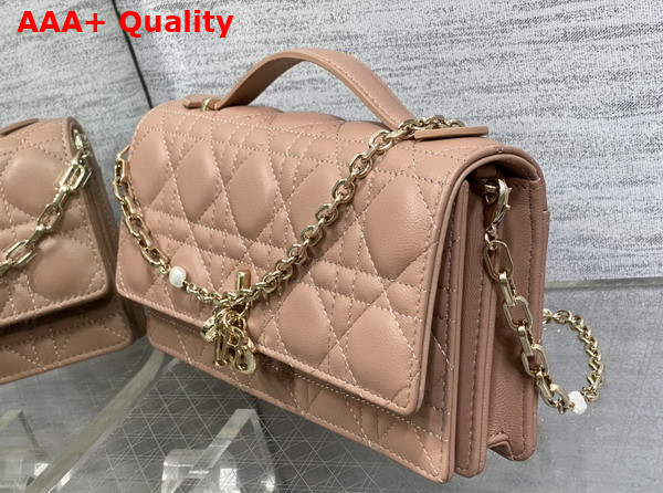 Dior My Dior Mini Bag in Blush Cannage Lambskin Replica