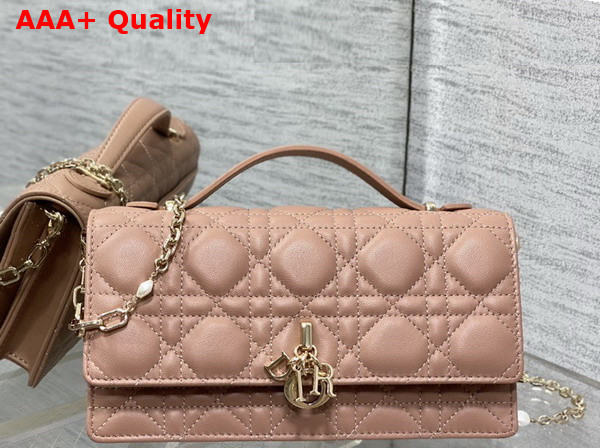 Dior My Dior Mini Bag in Blush Cannage Lambskin Replica