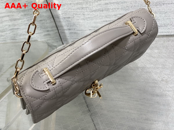 Dior My Dior Mini Bag in Gray Cannage Lambskin Replica