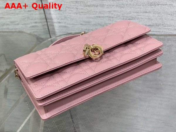 Dior My Dior Mini Bag in Hydrangea Pink Cannage Lambskin Replica