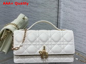 Dior My Dior Mini Bag in Latte Cannage Lambskin Replica