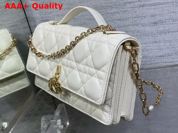 Dior My Dior Mini Bag in Latte Cannage Lambskin Replica