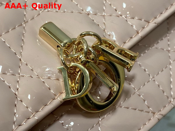 Dior My Dior Mini Bag in Light Pink Patent Cannage Calfskin Replica