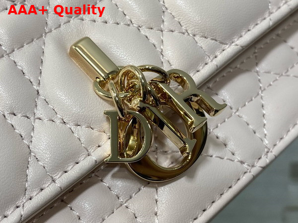 Dior My Dior Mini Bag in Pale Pink Cannage Lambskin Replica