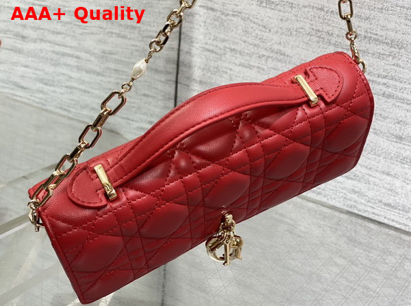 Dior My Dior Mini Bag in Red Cannage Lambskin Replica