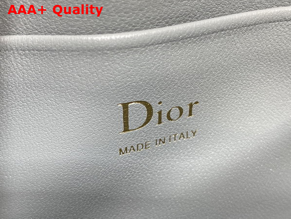 Dior My Dior Mini Bag with Leather Bow Cloud Gray Cannage Lambskin Replica