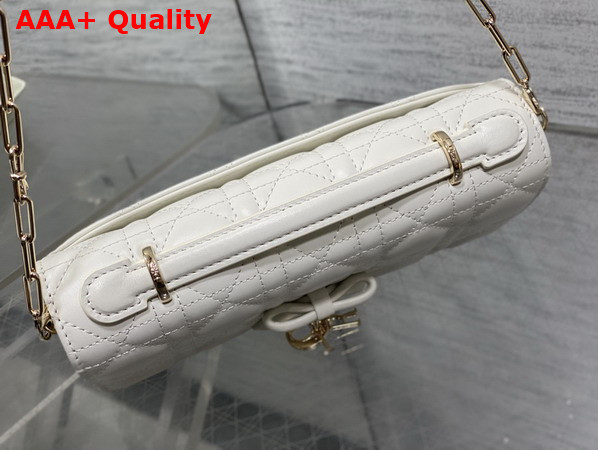 Dior My Dior Mini Bag with Leather Bow Latte Cannage Lambskin Replica