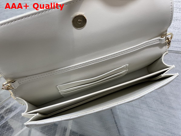 Dior My Dior Mini Bag with Leather Bow Latte Cannage Lambskin Replica