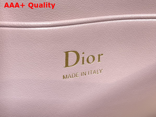Dior My Dior Mini Bag with Leather Bow Pink Cannage Lambskin Replica