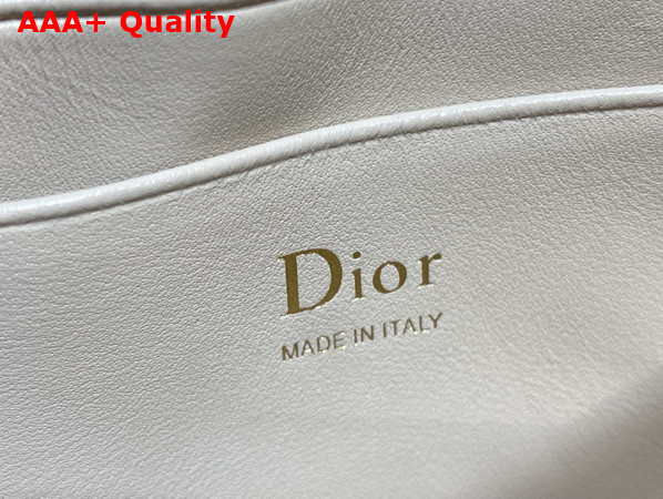 Dior My Dior Mini Bag with Leather Bow Powder Beige Cannage Lambskin Replica
