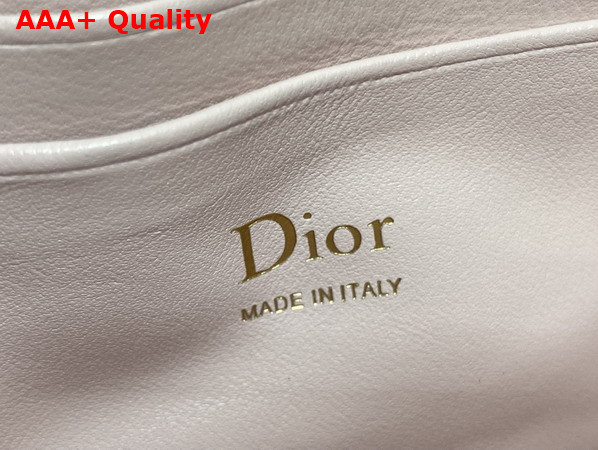 Dior My Dior Mini Bag with Leather Bow Rose Soupir Cannage Lambskin Replica