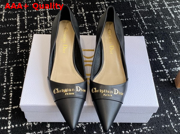 Dior My Dior Pump in Black Supple Calfskin Replica