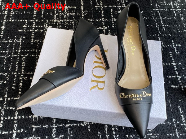 Dior My Dior Pump in Black Supple Calfskin Replica