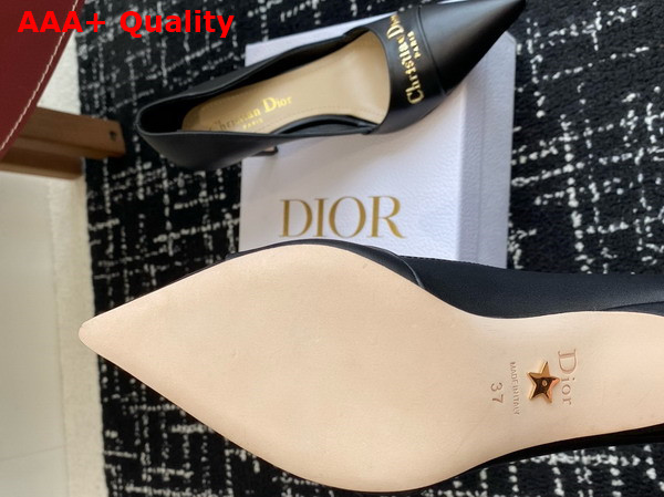 Dior My Dior Pump in Black Supple Calfskin Replica