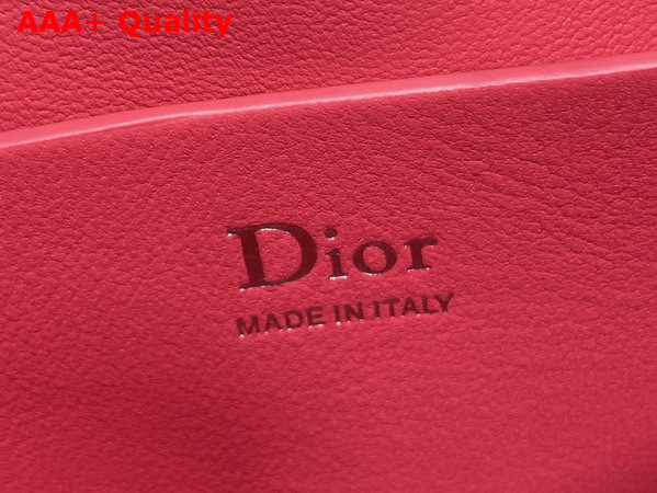 Dior My Tender Dior Top Handle Mini Bag in Fuchsia Macrocannage Lambskin Replica