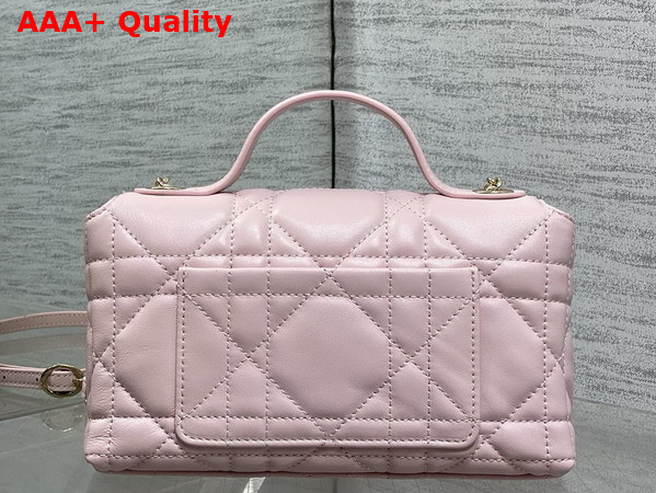 Dior My Tender Dior Top Handle Mini Bag in Soupir Pink Macrocannage Lambskin Replica
