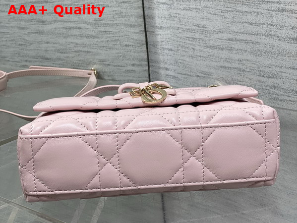 Dior My Tender Dior Top Handle Mini Bag in Soupir Pink Macrocannage Lambskin Replica