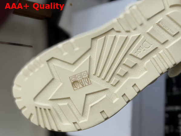 Dior Mydior Sandal White and Gray Dior Oblique Jacquard Replica