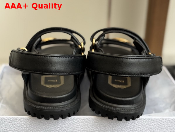 Dior Mydior Sandal in Black Lambskin Replica
